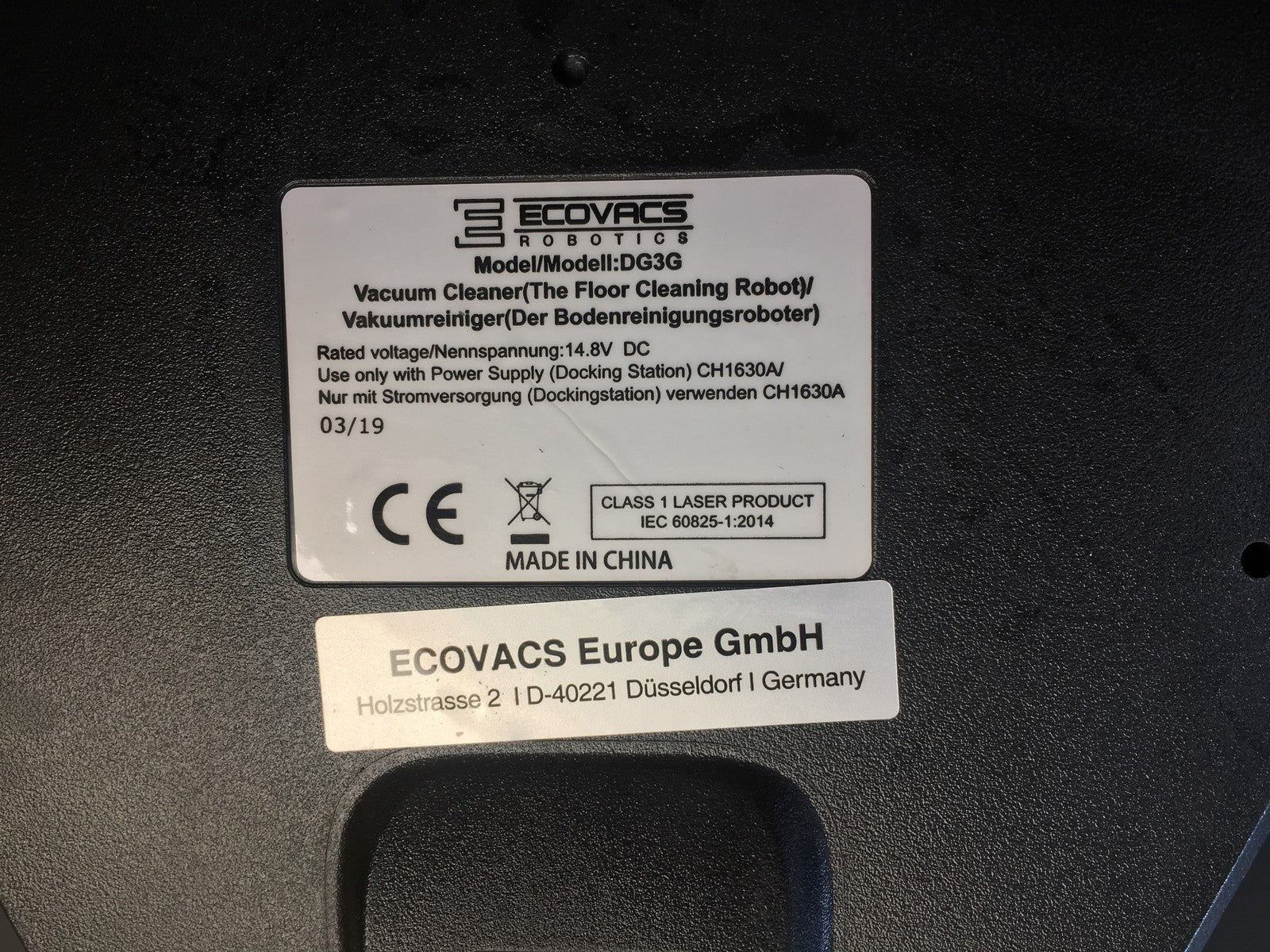 ECOVACS DEEBOT OZMO 930 Saugroboter mit Wischfunktion DG3G, I39134