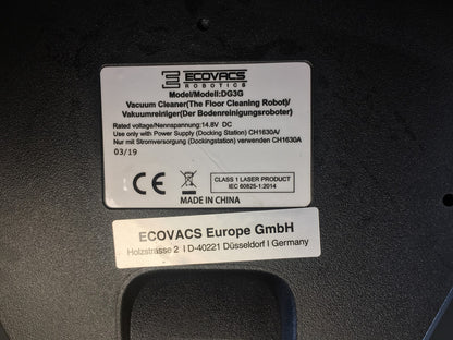 ECOVACS DEEBOT OZMO 930 Saugroboter mit Wischfunktion DG3G, I39134