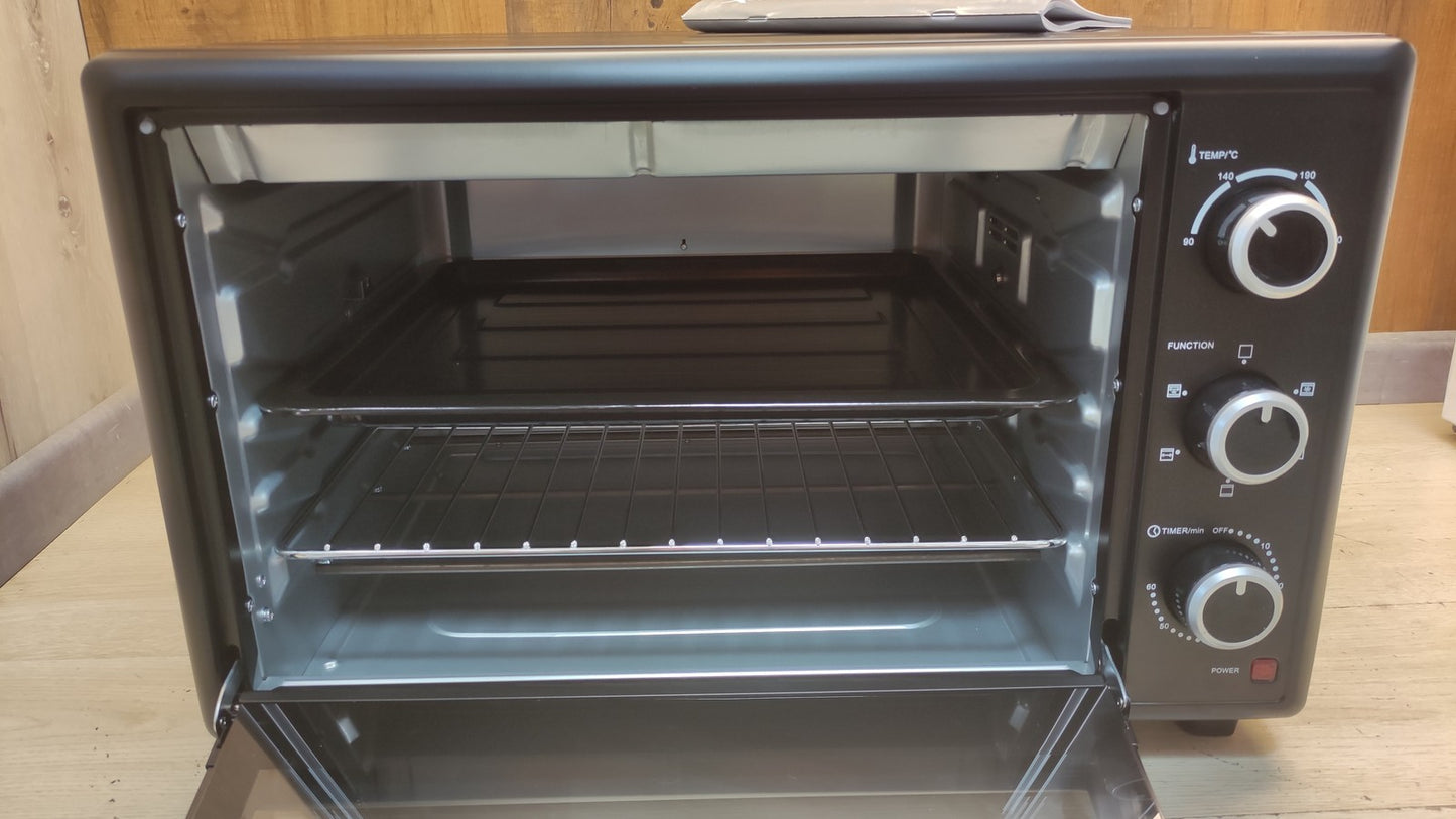 OptimumX KP-K55RCL-10dkh Minibackofen mit Umluft, 60L, 2200W, I39691