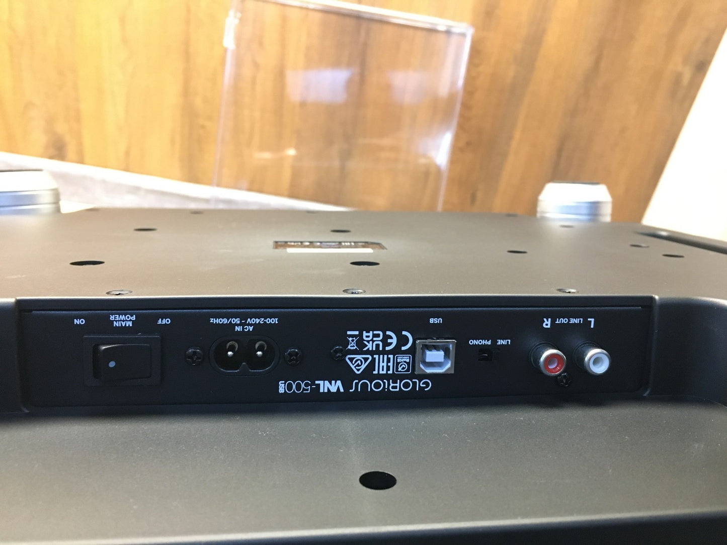 Glorious VNL-500 USB Plattenspieler Quarzgesteuert Direktantrieb, I36727