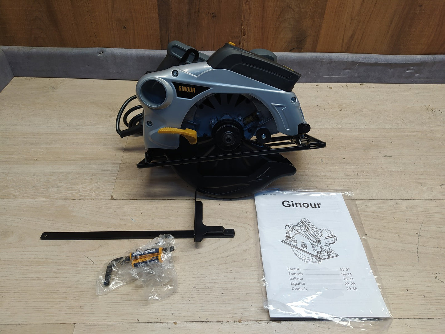 Ginour M1Y-DU09-190 Kreissäge 1500W Elektrosäge, I37834
