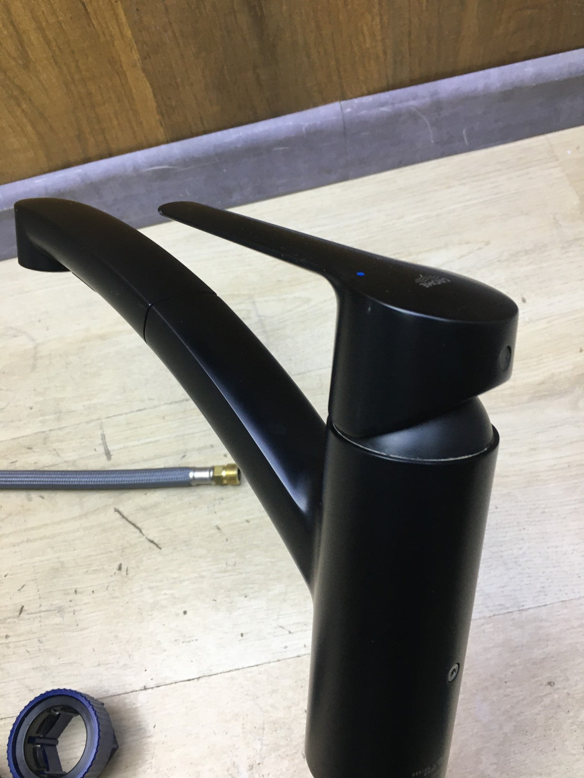 GROHE Start Einhand-Spültischbatterie 303072431, Mattschwarz, Wasserhahn, I35139