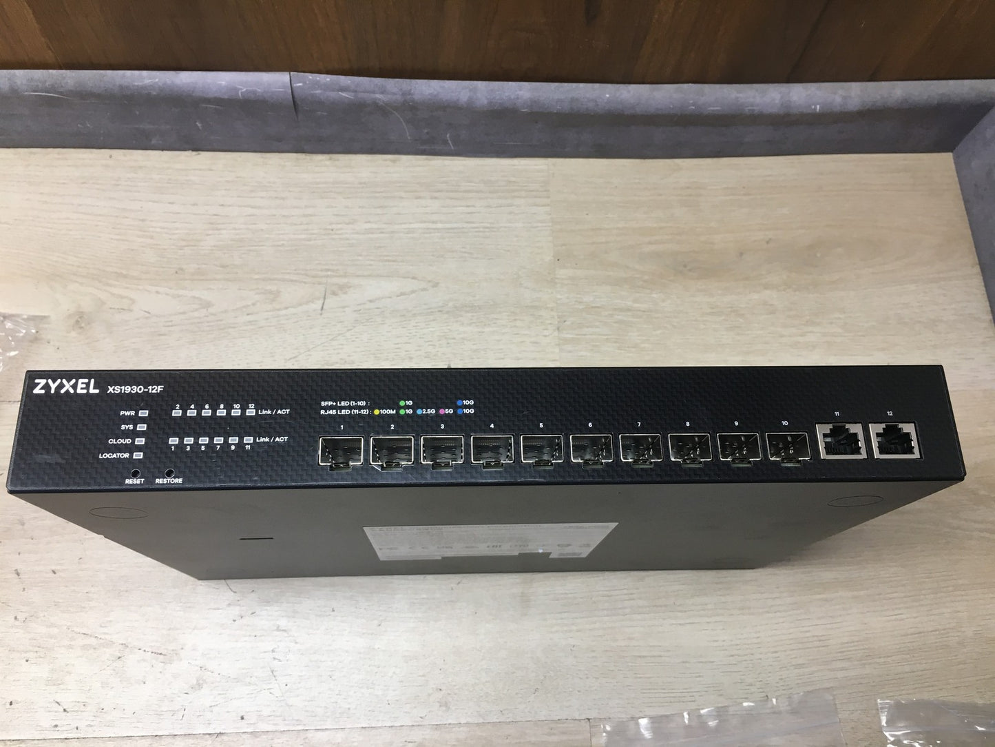 Zyxel 10-Port Switch XS1930-12F, 10G Fiber + 2-Port Multi-Gig, I36684