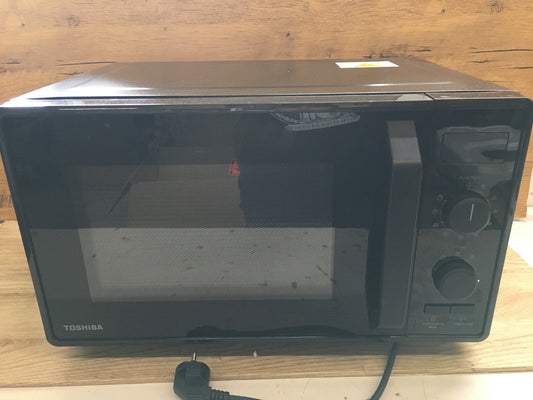 Toshiba MW2-AG23P(BK) Mikrowelle mit Grill, 900 W, 23 L, Grill 1050 W, I39524