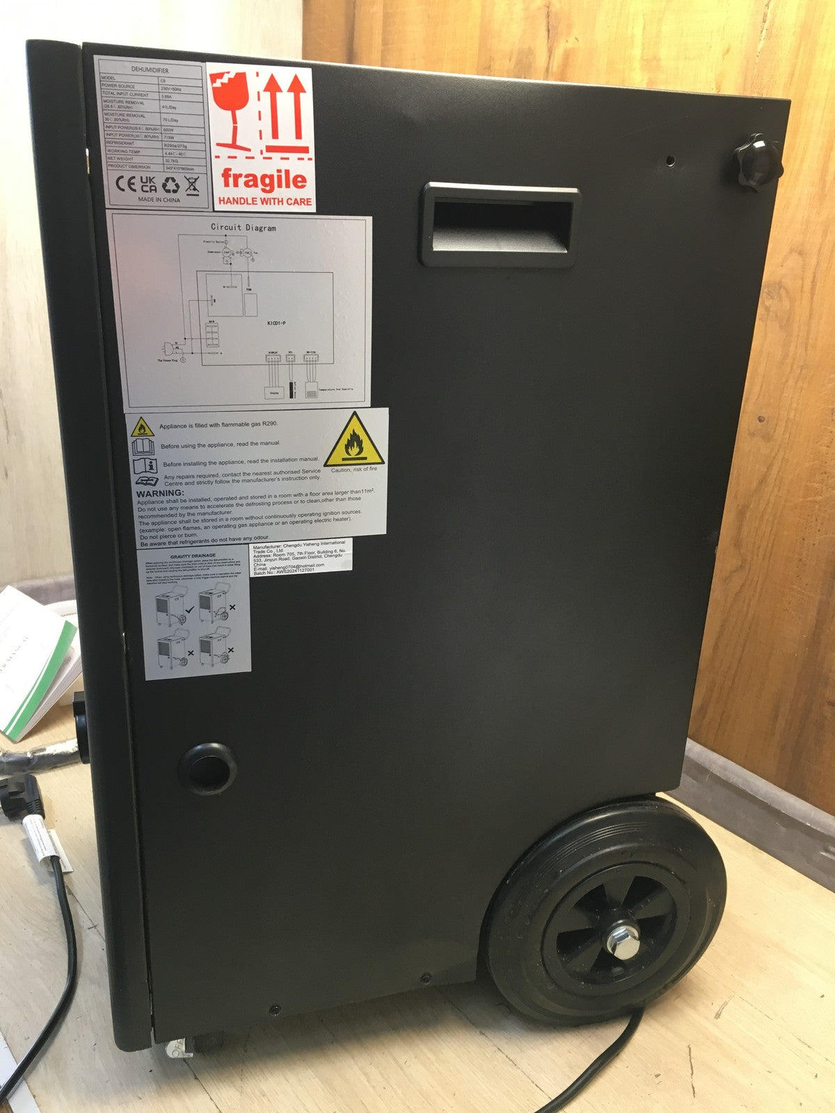 Kalopsia C9 Intelligernter Luftentfeuchter, 70L pro Tag, I39457