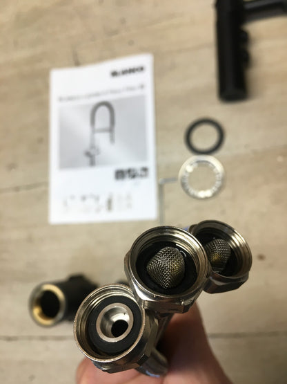 BLANCO CATRIS-S Flexo Filter Küchenarmatur, Wasserhahn, schwarz matt, I39260
