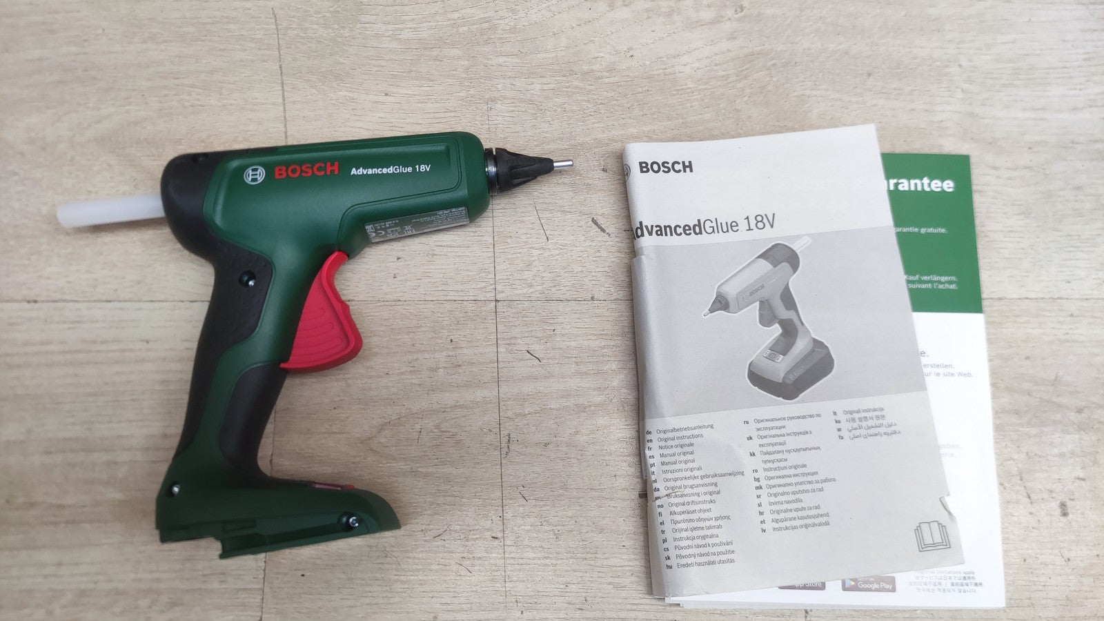 Bosch Akku-Klebepistole AdvancedGlue 18V Solo, I38242