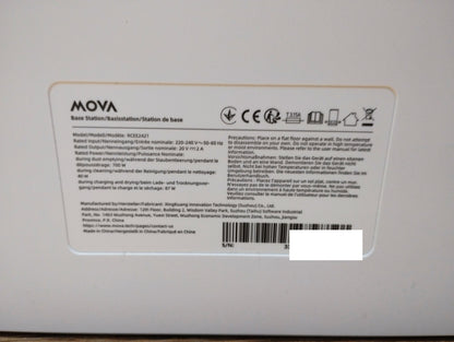Mova E40 Ultra Saugroboter mit Wischfunktion RLE21SE, weiß, I39460