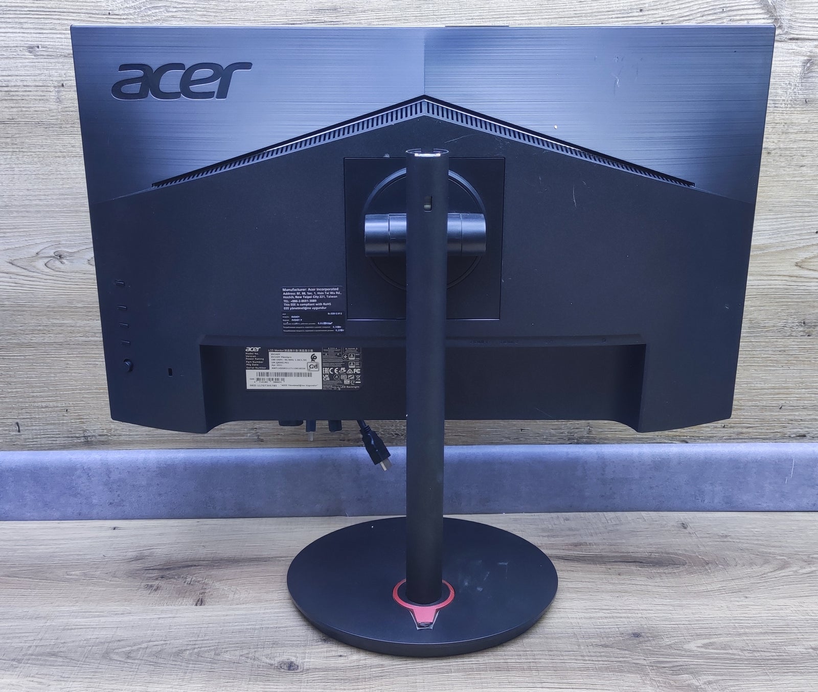 Acer XV240YPbmiiprx Monitor 23.8" FHD 1920x1080 HDR10 HDMI DP AMD FreeSync 144Hz