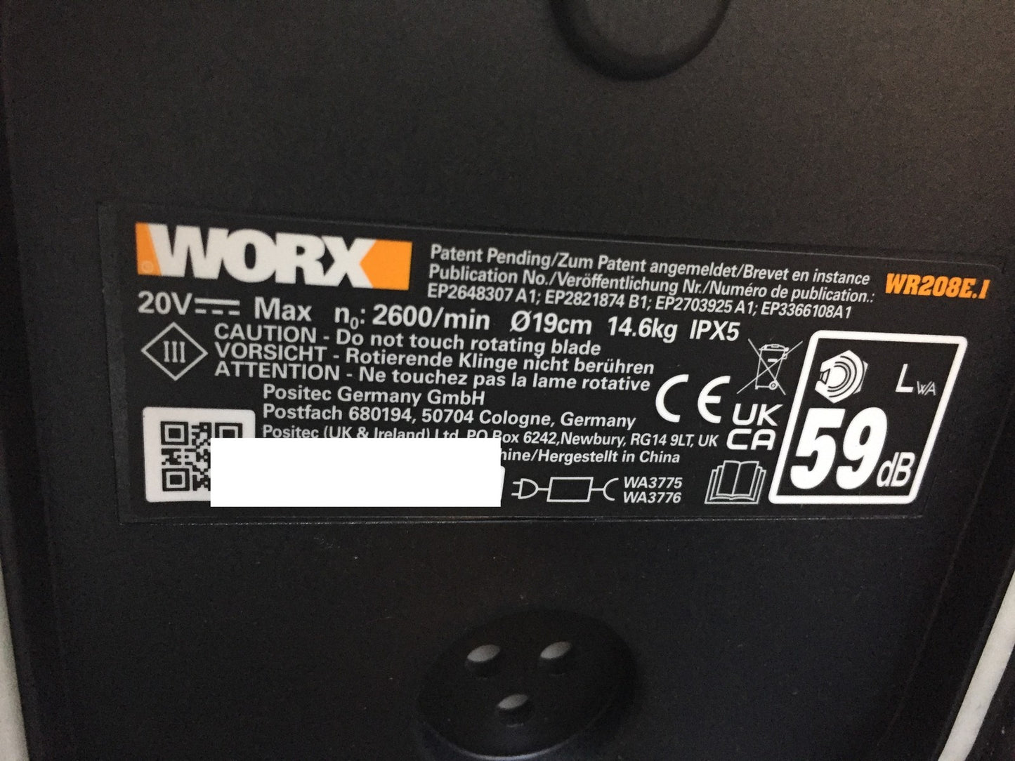 WORX Landroid Vision M800 Mähroboter ohne Begrenzungskabel WR208E.1, I34257