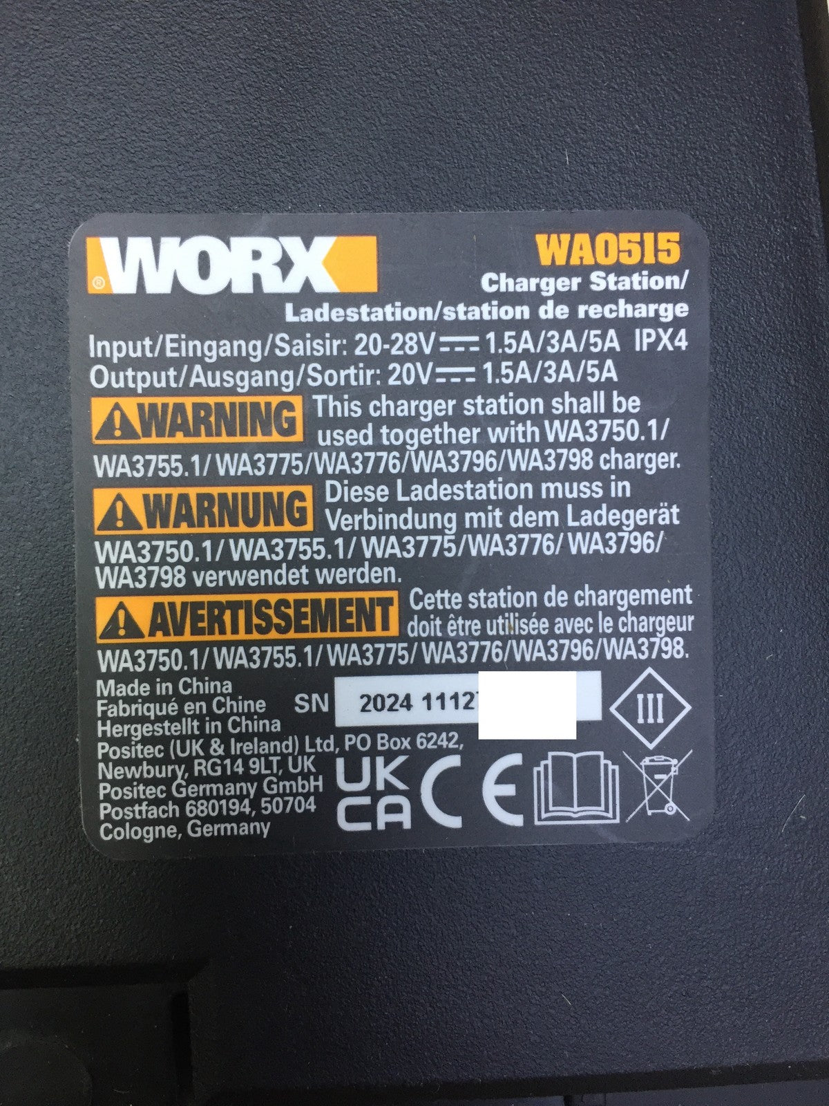 WORX Landroid Vision M550 Mähroboter ohne Begrenzungskabel WR205E, I33682