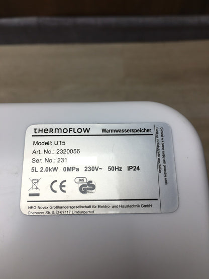 Thermoflow UT5 Untertischspeicher 5 Liter, weiß, EEK:A, I37573
