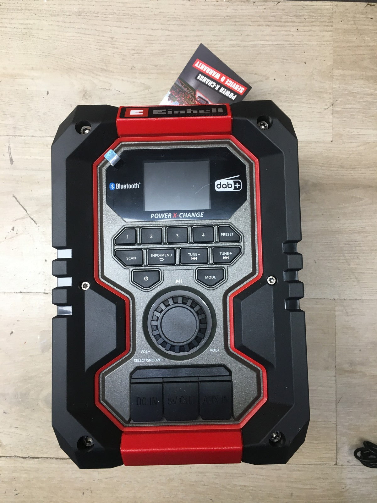 Einhell Akku-Baustellenradio TE-CR 18 Li DAB+/FM/BT Solo (3407995), 18 V, I37398