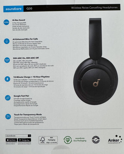 soundcore by Anker Q30 Bluetooth Kopfhörer I39081