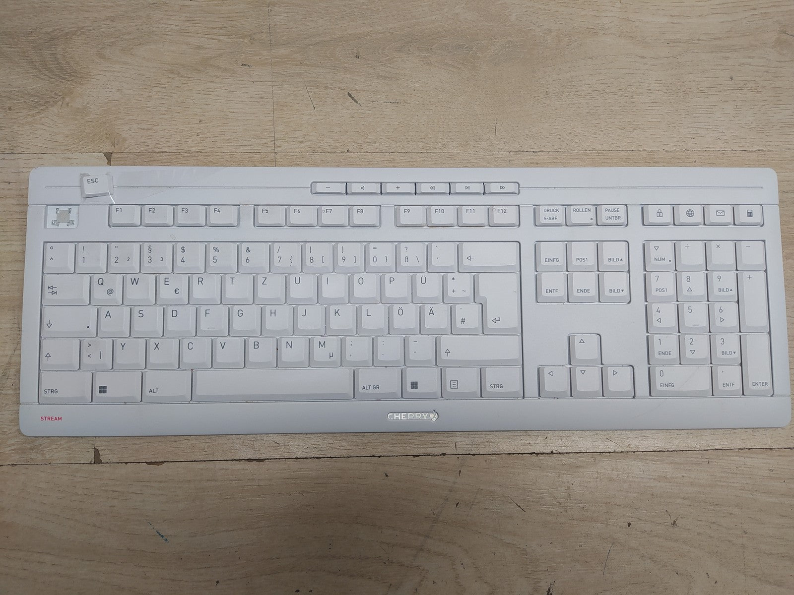 CHERRY Stream Desktop Comfort Kabelloses Tastatur-Maus-Set, DE Layout, I37753