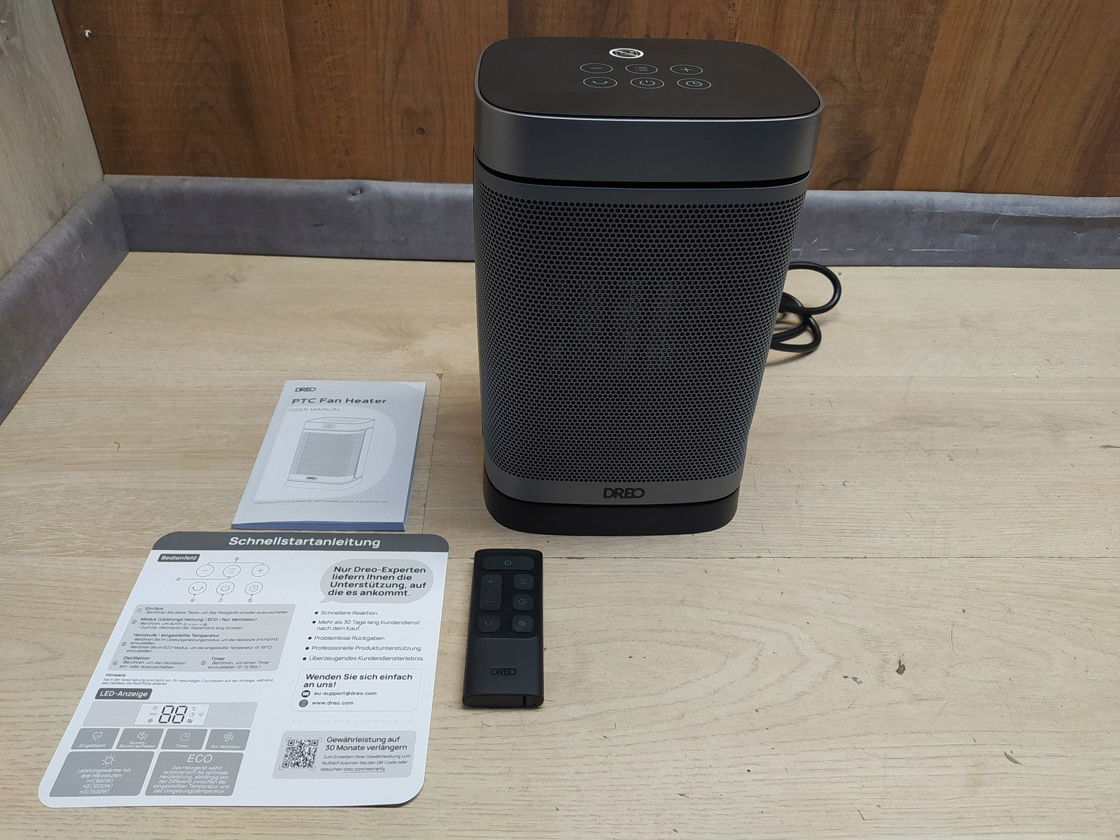 Dreo DR-HSH004 Heizlüfter Energiesparend Leise 1500W, I37509