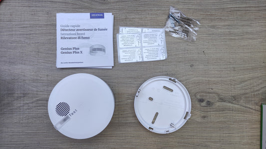 Hekatron Rauchmelder Genius Plus mit Batterien 31-5000048-01-02, I40700