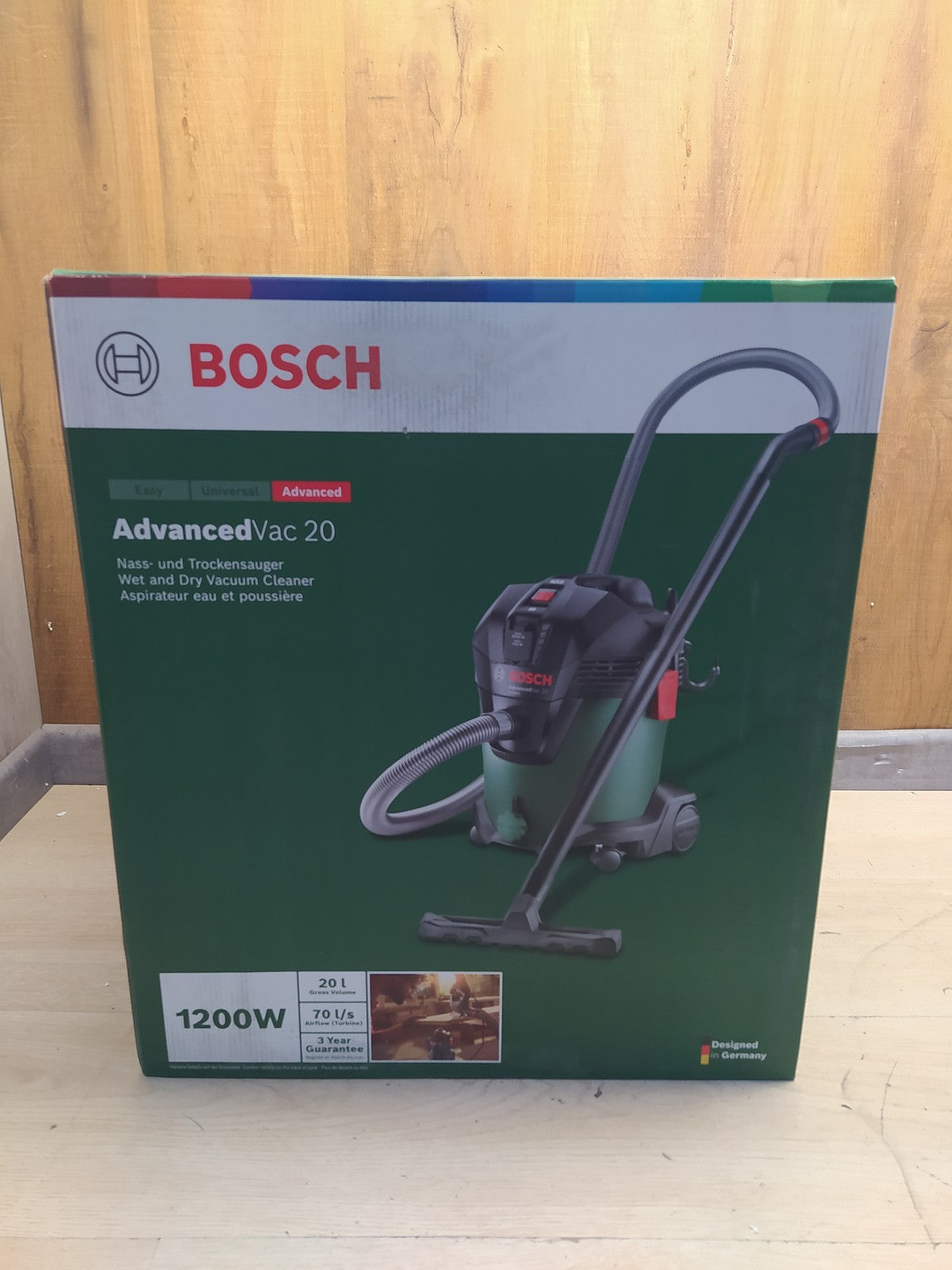Bosch AdvancedVac 20 Nass-/Trockensauger 1200W 20 L, I37711