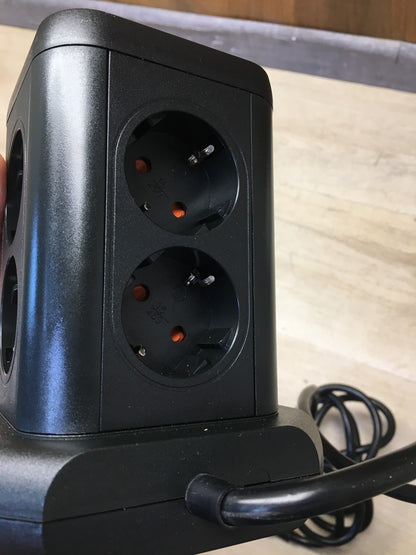 Brennenstuhl Steckdosenturm 8-Fach mit USB (1153560010), I38602