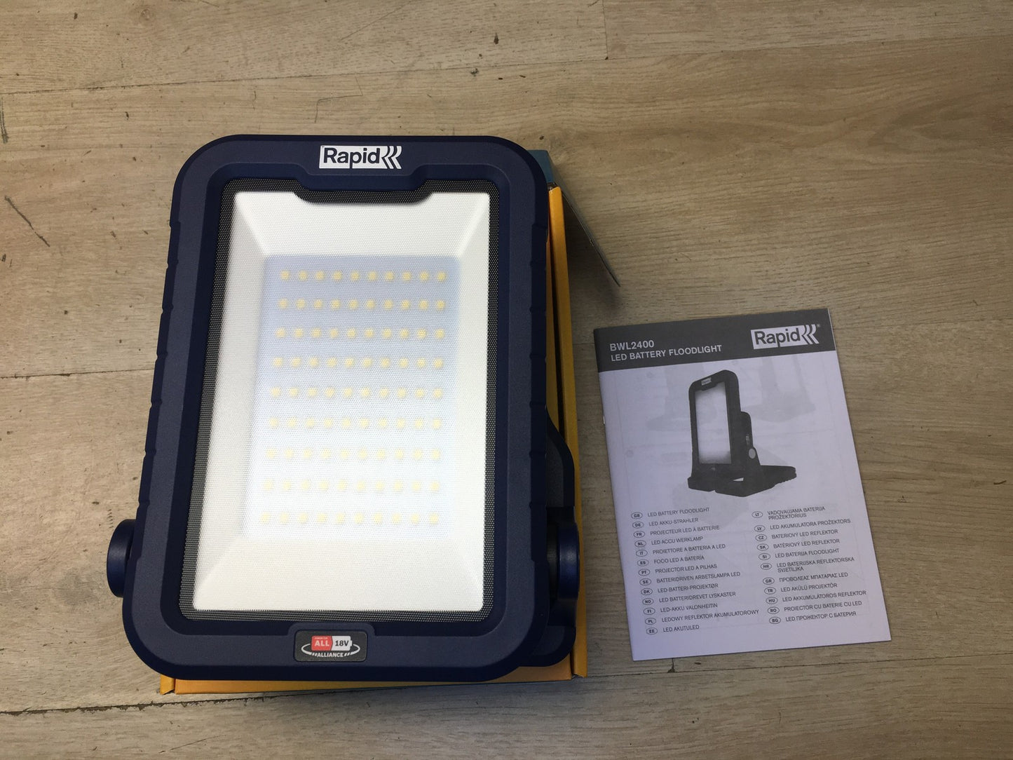 Rapid Akku-Arbeitsleuchte BWL2400 Solo Ultrahelle 2400 Lumen, I38571