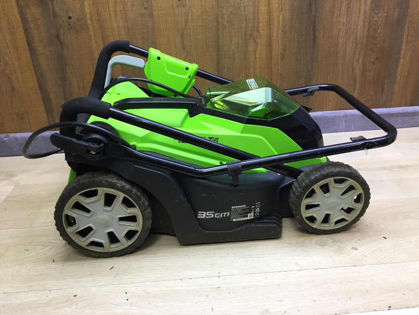 Greenworks 2501907 Akku-Rasenmäher G40LM35 35cm 40V 1x Akku I33135