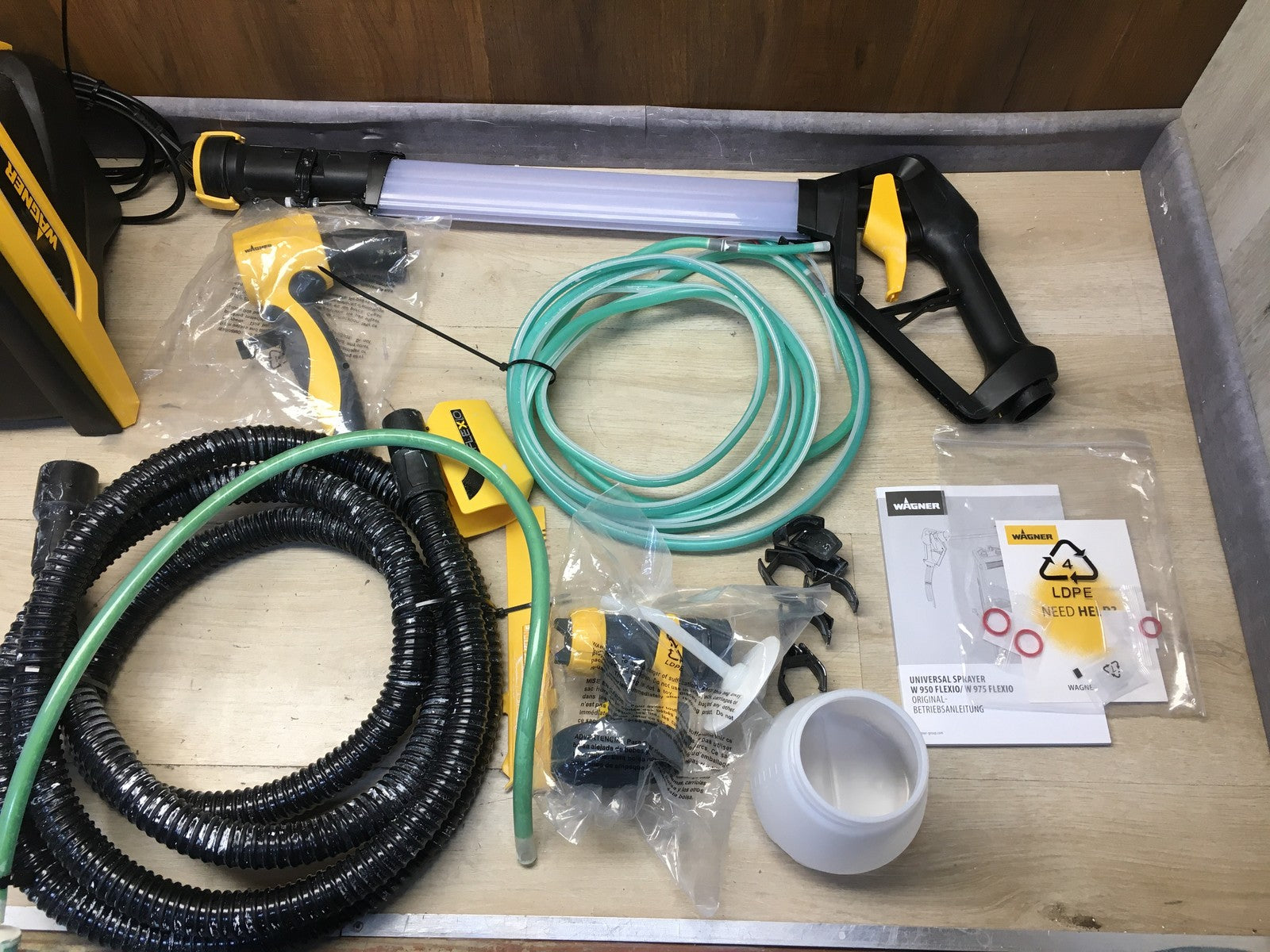 Wagner W950 FLEXiO Farbsprühsystem Universal-Sprühsystem 800 ml, I37259