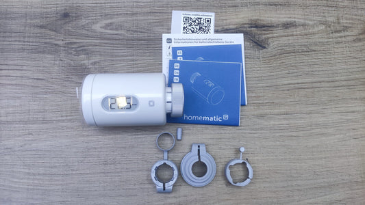 Homematic IP Smart Home Heizkörperthermostat HmIP-eTRV-3 (161046A0), I37521