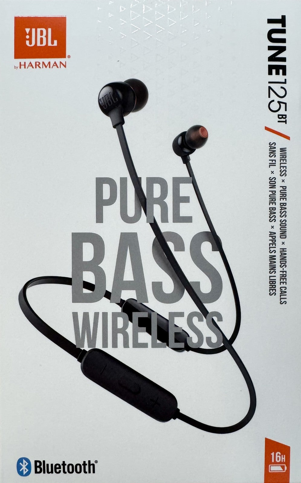 JBL Harman drahtloser In-Ear-Kopfhörer TUNE 125 BT schwarz I39593