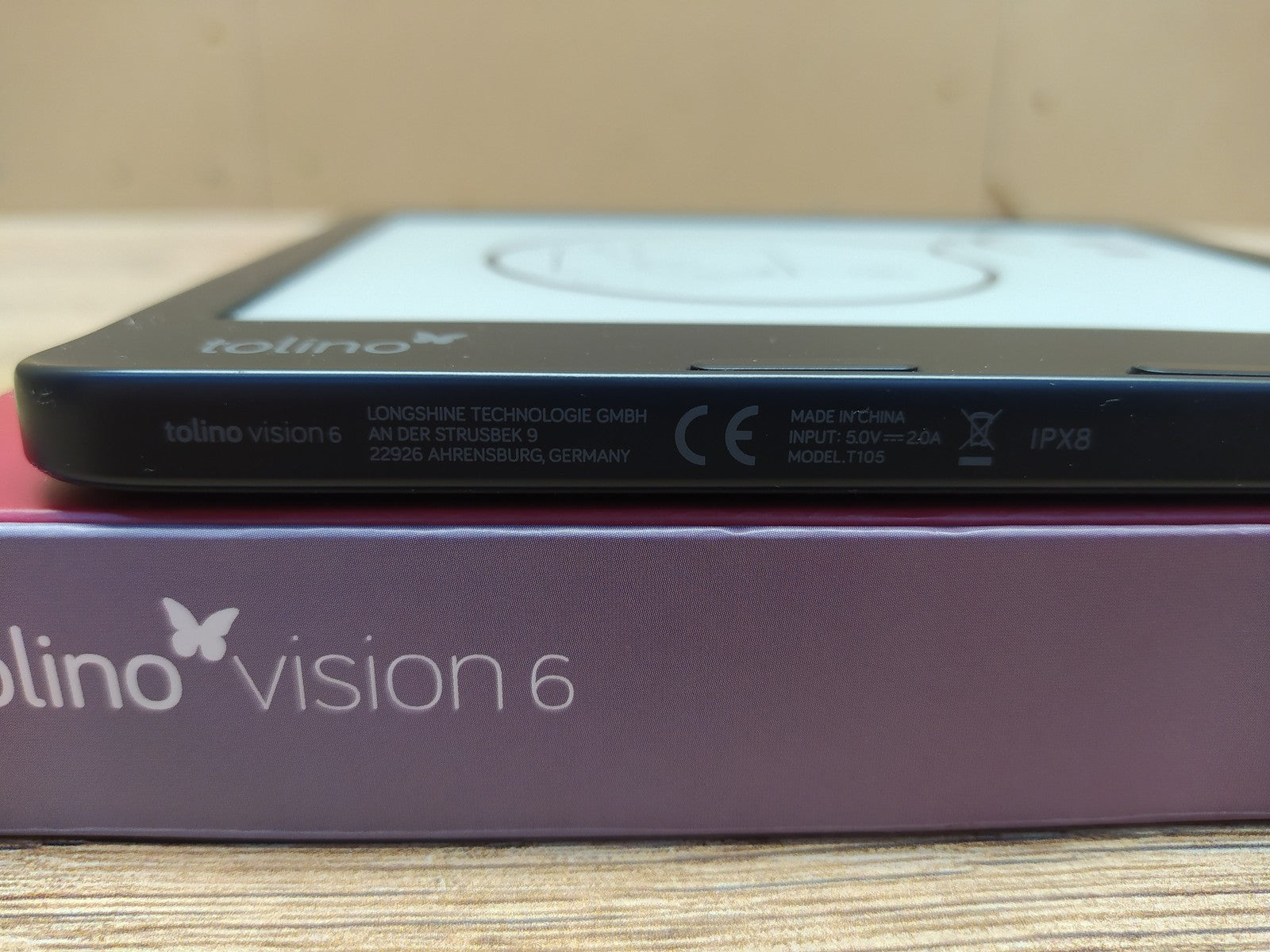 Tolino vision 6 eReader E Book I39175