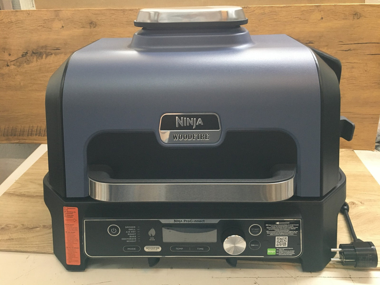 Ninja Woodfire Pro Connect XL Elektrischer BBQ Smoker Grill OG901EUAMZ, I39450