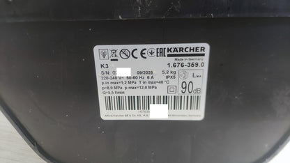 Kärcher 1.676-359.0 Hochdruckreiniger K 3, max. 120 bar, I38385