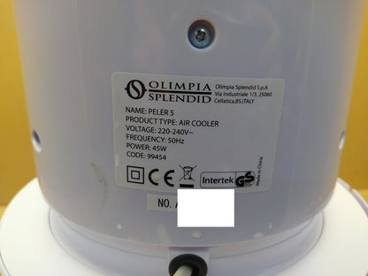 Olimpia Splendid Peler 5 Turmventilator, weiß, I39284