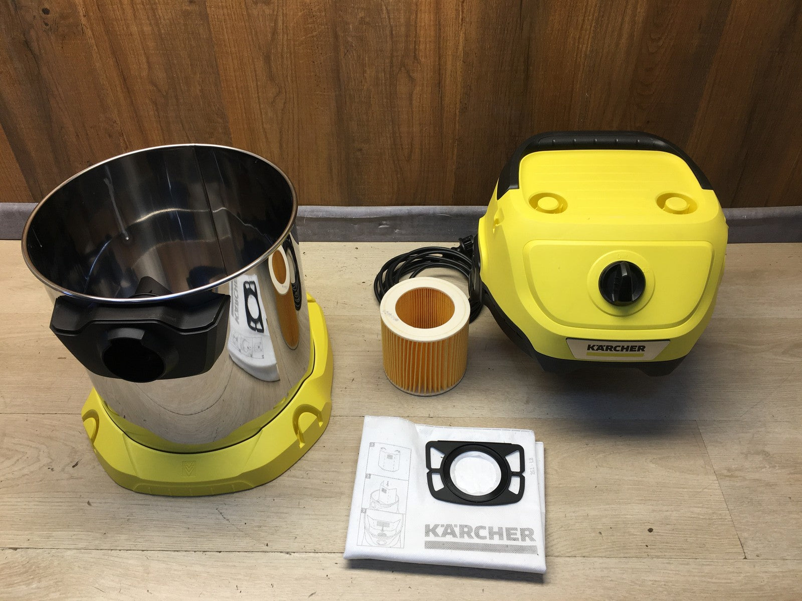 Kärcher 1.628-135.0 Nass-/Trockensauger WD 3 S, 1000W, 17L, I37205