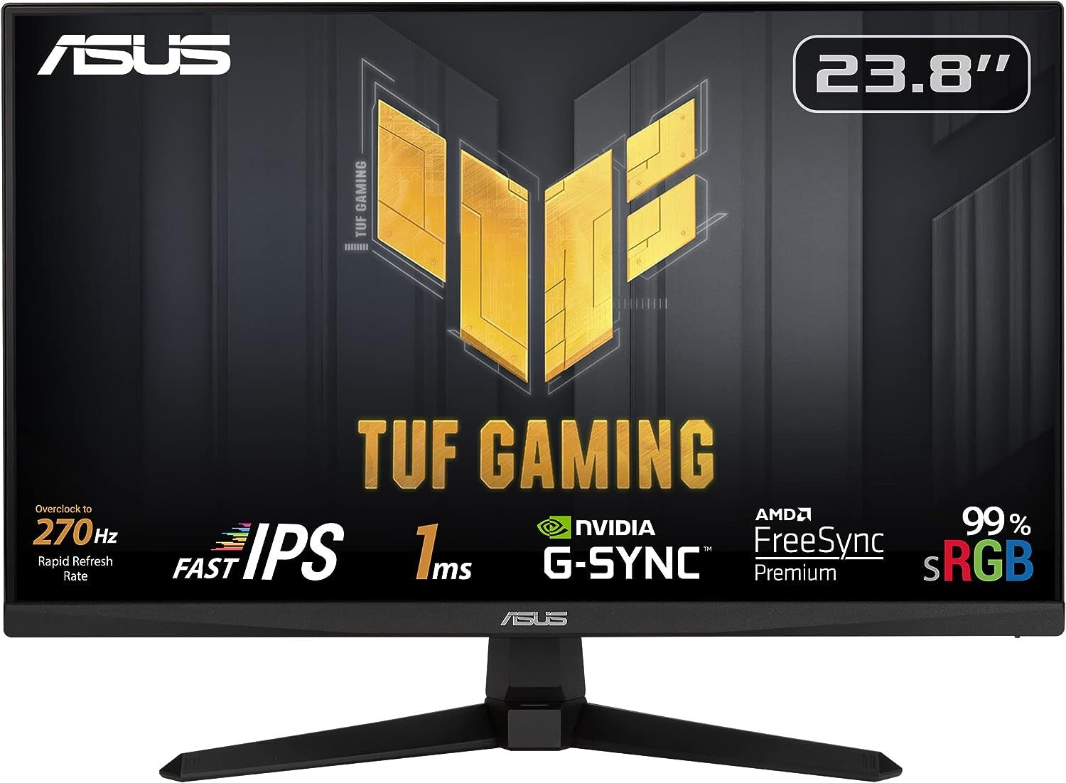 ASUS TUF Gaming VG249QM1A Monitor 23.8" FHD 1920x1080 AMD FreeSync 270Hz OC 1ms