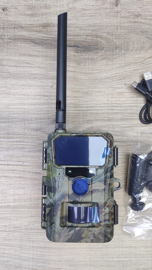 WOLFANG 4G/LTE Wildkamera Solar WT07, 2K 48MP Live Übertragung, I40097