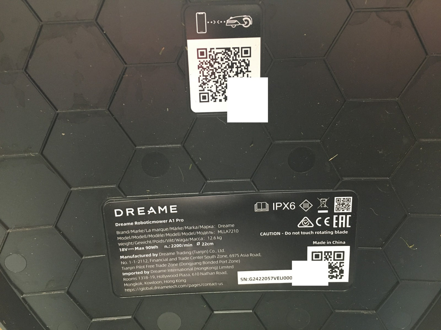 DREAME Intelligenter Mähroboter A1 Pro bis 2000m² 3D Sensor (MLLA7210) I38019