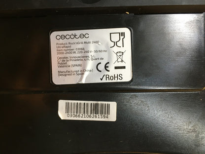 Cecotec Rock’nGrill Multi 2400 Kontaktgrill (03066), I36210