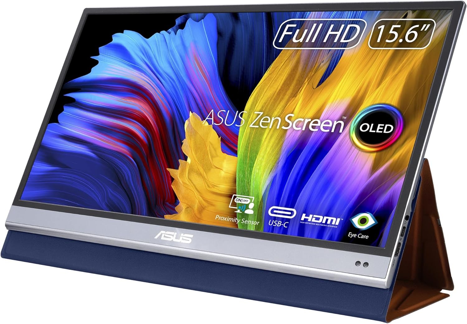 ASUS ZenScreen OLED MQ16AH tragbarer Monitor 15.6" FHD 1920x1080 HDR10 USB-C