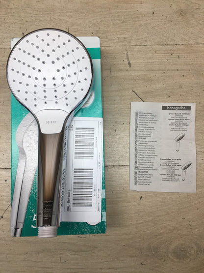 Hansgrohe 26803400 Duschkopf Croma Select S wassersparend 3 Strahlarten, I38254