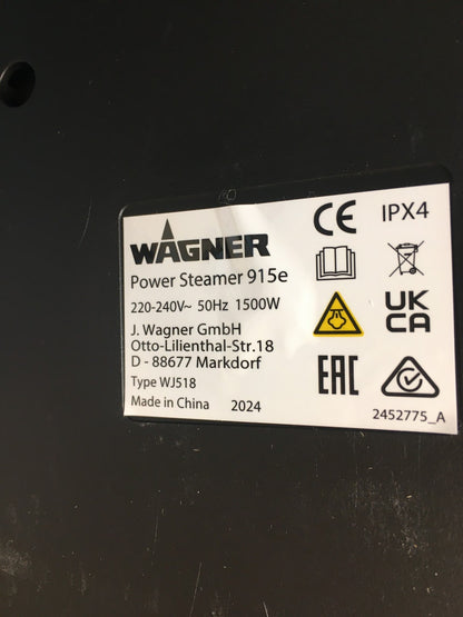 WAGNER Power Steamer 915 E multifunktionaler Dampfreiniger, I38068