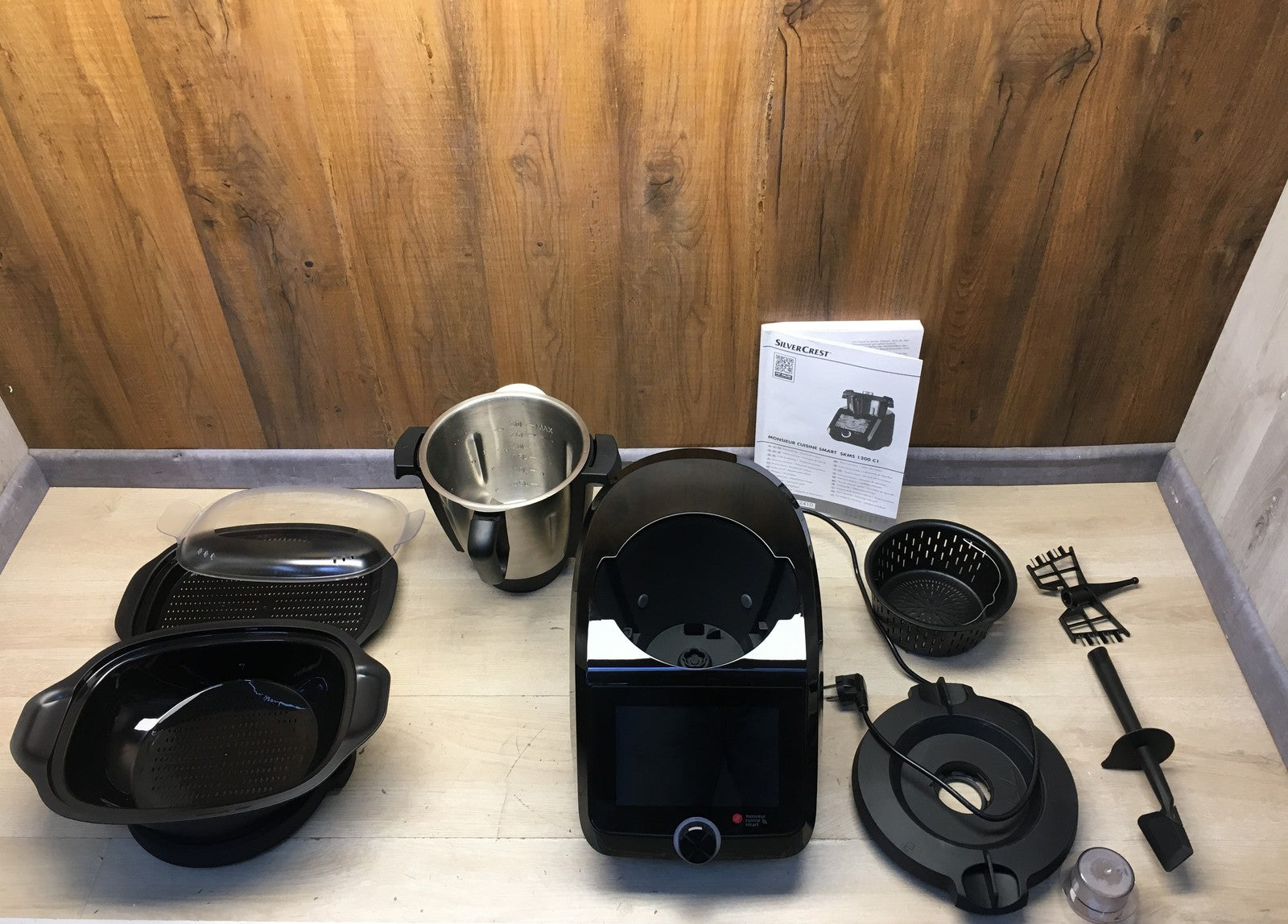 Silvercrest Monsieur Cuisine Smart Küchenmaschine SKMS 1200 C1, 1200 W, I37809
