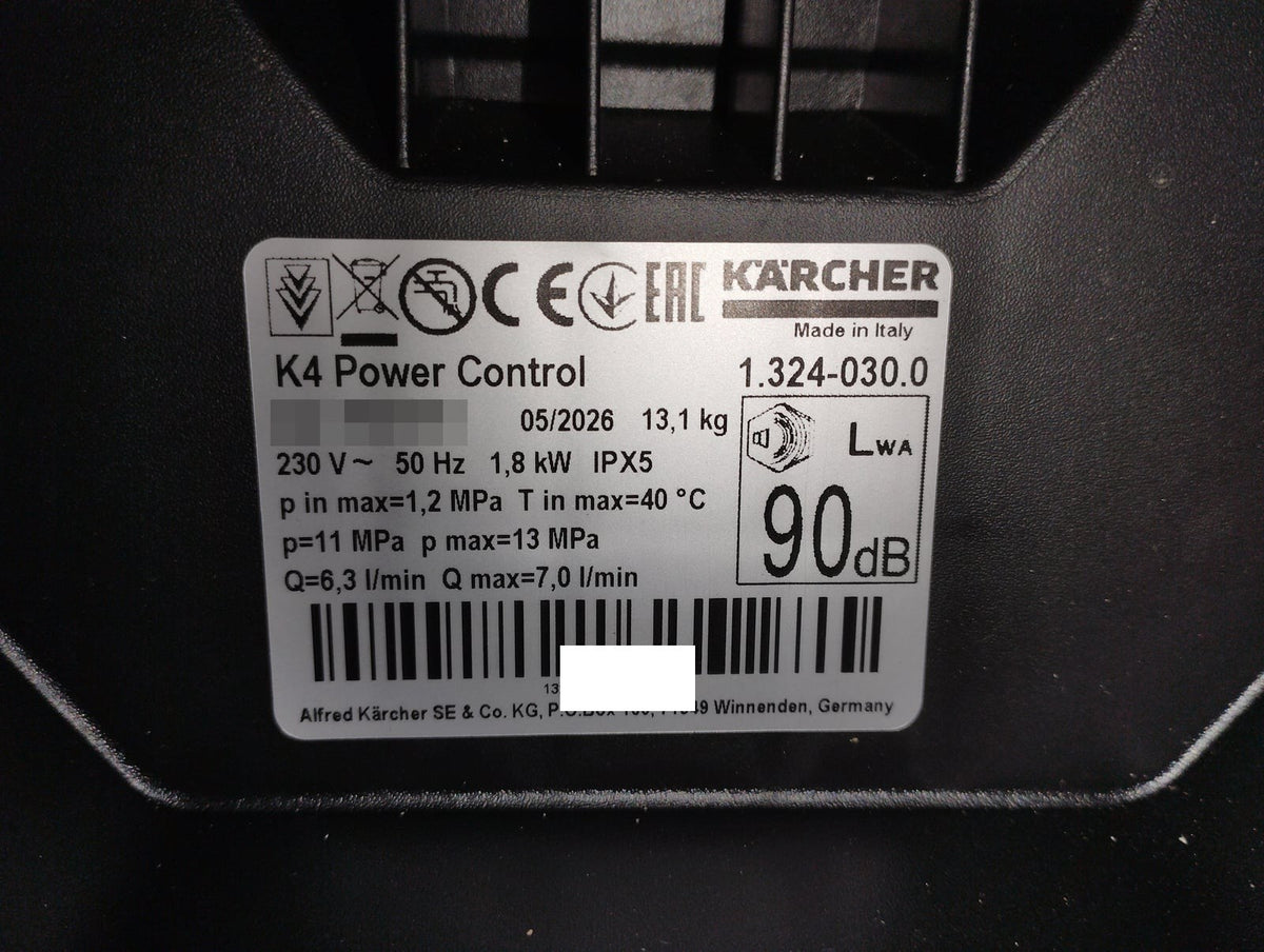Kärcher Hochdruckreiniger K 4 Power Control 1.324-030.0