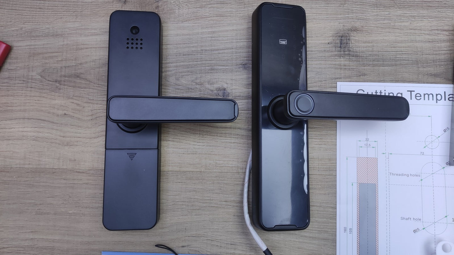 Rawrr ‎Smart Türschloss mit Fingerabdruck, I34849