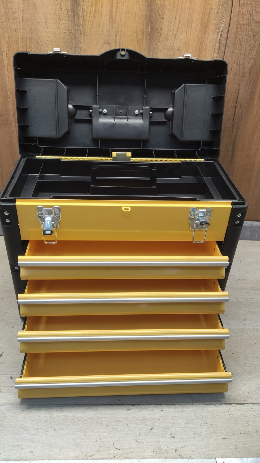 HOMCOM B20-110V02YL Werkzeugkoffer leer
