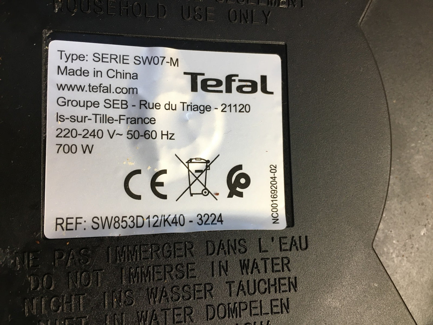 Tefal SW853D12 Snack Collection Waffeleisen und Sandwiches 700 W, I36086