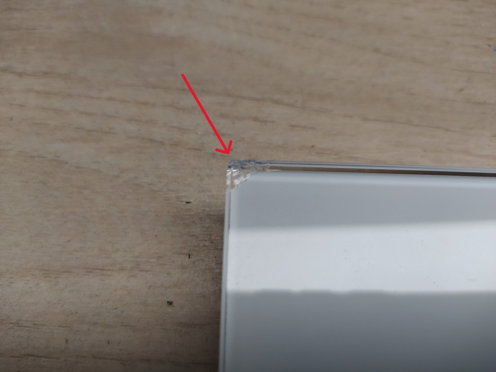 TECE 9.240.659 Loop Betätigungsplatte für WC, Glas weiß, Tasten Chrom, I37393