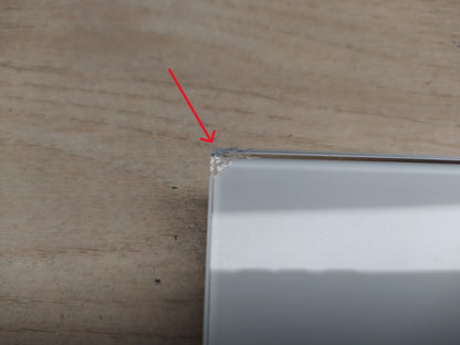 TECE 9.240.659 Loop Betätigungsplatte für WC, Glas weiß, Tasten Chrom, I37393