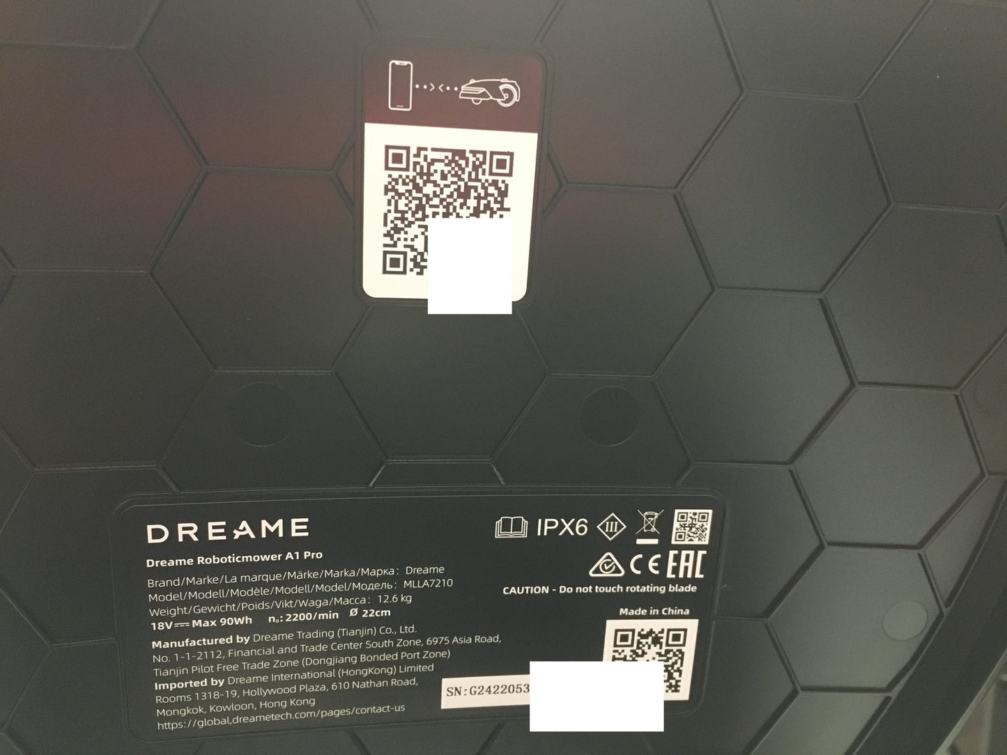 DREAME Intelligenter Mähroboter A1 Pro bis 2000m² 3D Sensor (MLLA7210) I38039