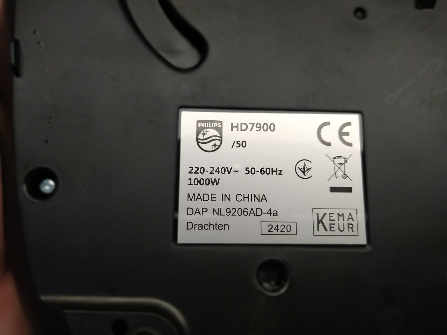 Philips HD7900/50 Filterkaffeemaschine, 1,25-L-Glaskanne, I36398