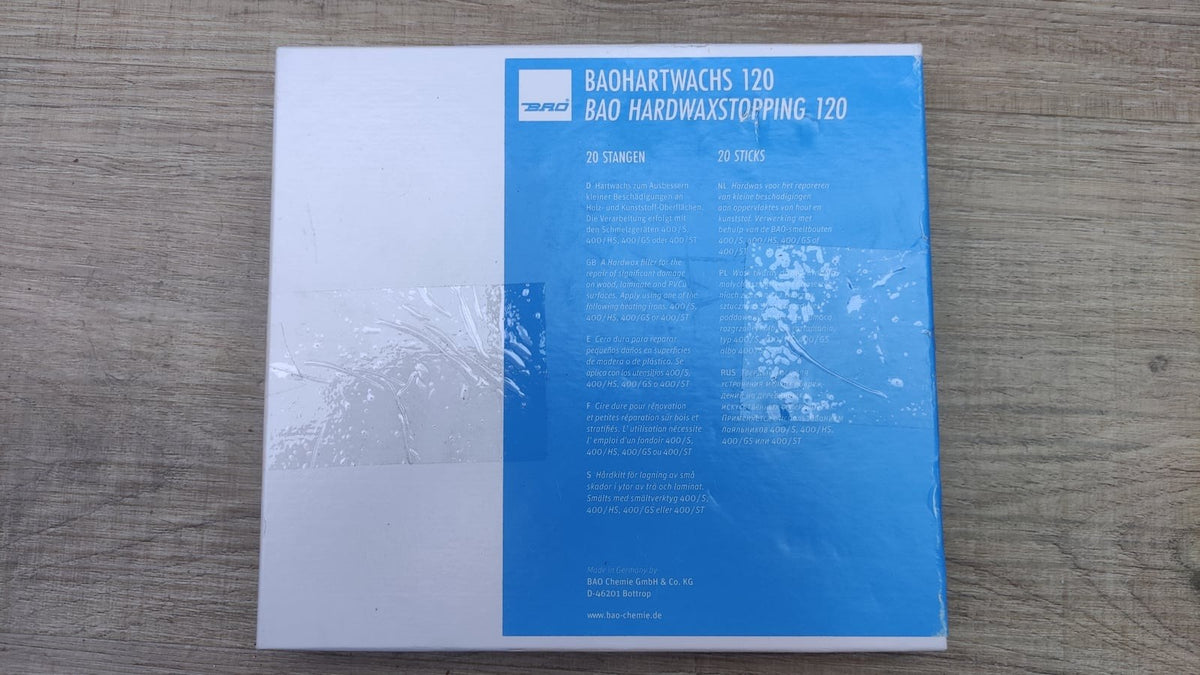 BAO 120/F Hartwachs Basisfarben 18 Vollstangen